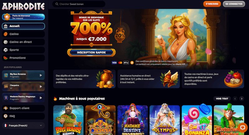 Découvrez les Meilleures Offres et Bonus sur Aphrodite Casino France en Ligne - aperçu Découvrez les Meilleures Offres et Bonus sur Aphrodite Casino France en Ligne - aperçu